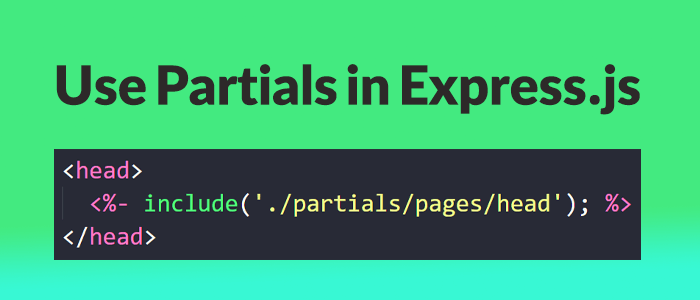 Partial ها در Node.js
